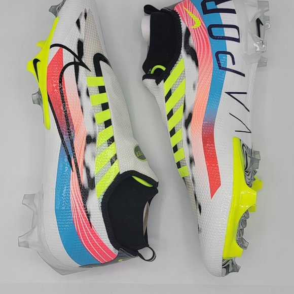 Nike Vapor Edge Elite 360 Football Cleats Mens size 13 White Volt OBJ DR5398-100 main image 6